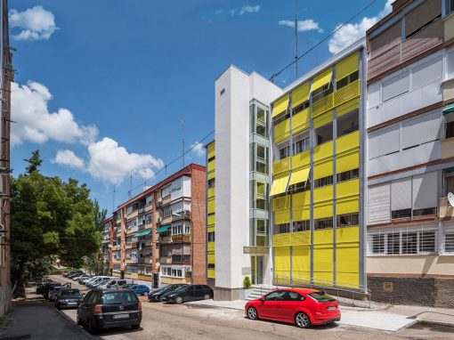 Estudio Bher – Rehabilitación energética en un bloque de 10 viviendas en Avenida Manoteras (Madrid)