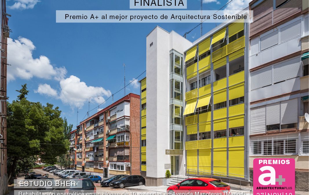 Rehabilitación energética en un bloque de 10 viviendas en Avenida Manoteras (Madrid)