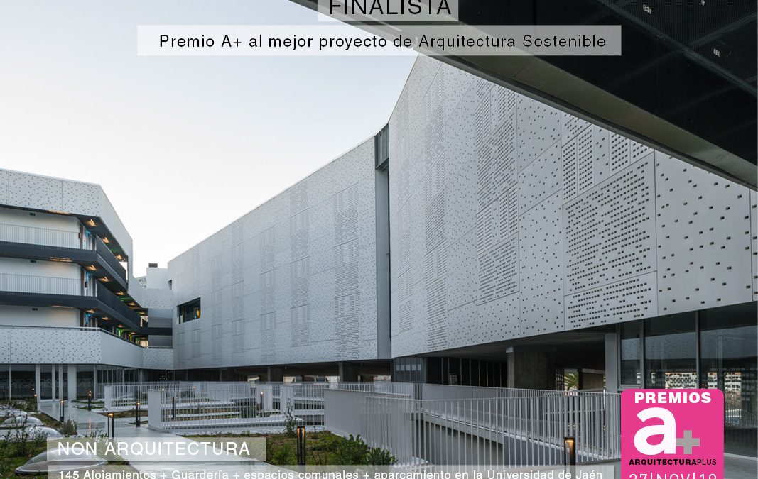 145 alojamientos + guardería + espacios comunales + aparcamiento en la Universidad de Jaén